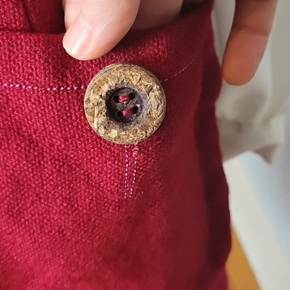 Vintage Red Pocket Dress - Picture 6 of 14